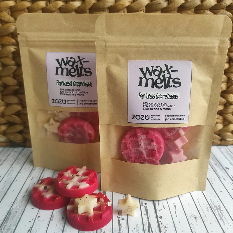 Sobre Wax Melts Frambuesas Caramelizadas