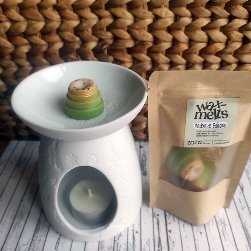Sobre Wax Melts Madera de Sándalo