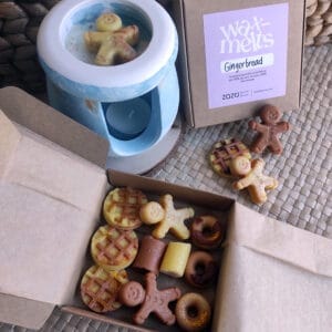 caja de wax melts gingerbread