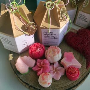 wax melts rosas y miel
