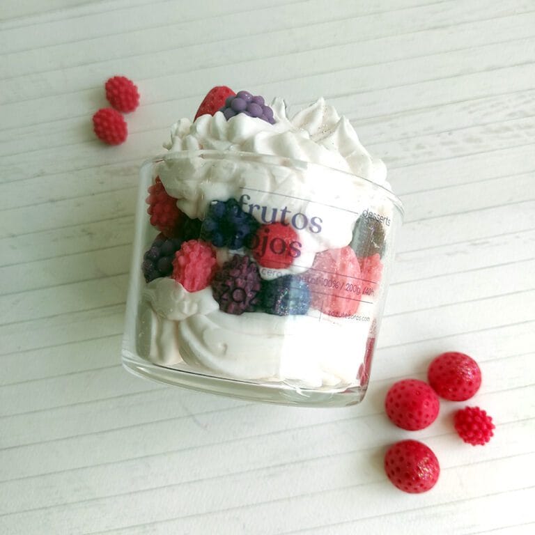 Vela Dessert Frutos rojos