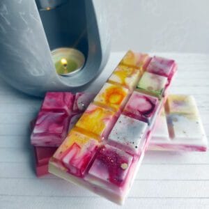 mini tableta de cera aromática pomero y cedro