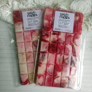 tableta de cera aromáticas rosas y miel