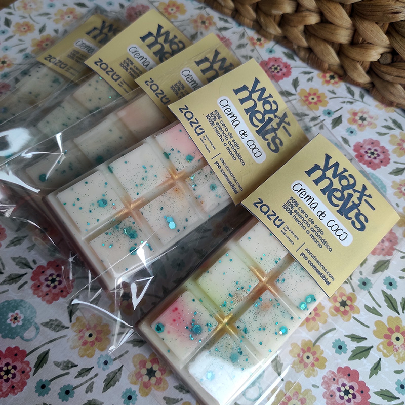 Minitableta wax melts Crema de Coco