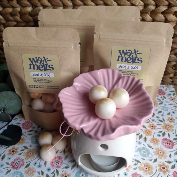 Sobre wax melts Crema de Coco - Imagen 2