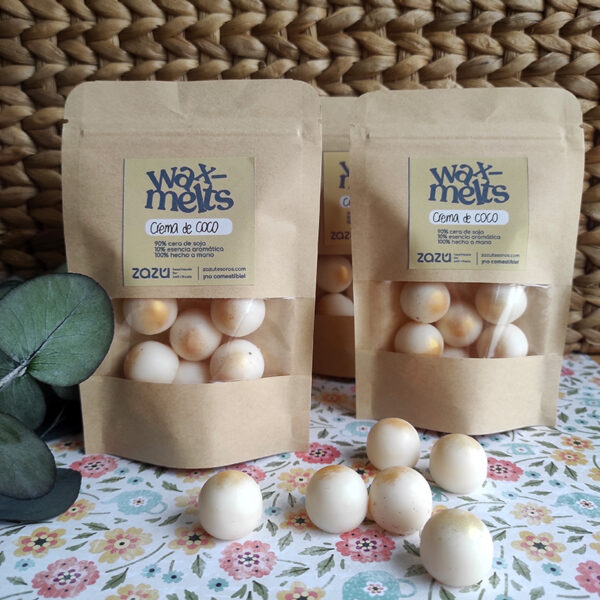 Sobre wax melts Crema de Coco - Imagen 3