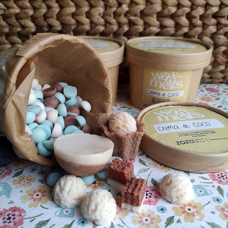 Tarrina Wax Melts Crema de Coco