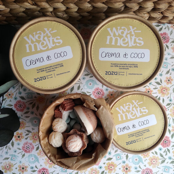 Tarrina Wax Melts Crema de Coco - Imagen 4