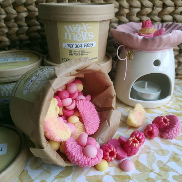 Tarrina Wax Melts Limonada rosa - Imagen 2