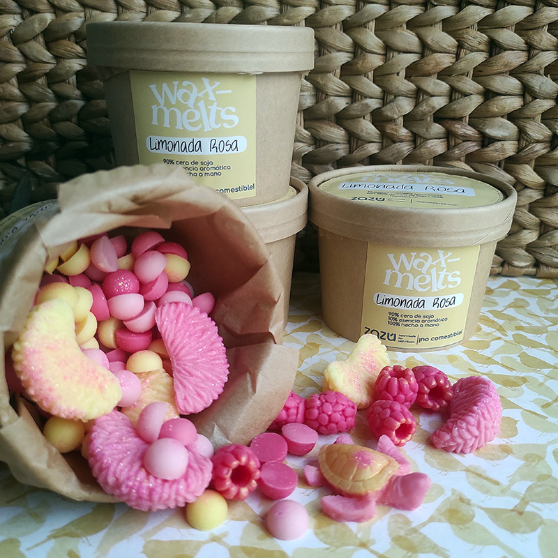 Tarrina Wax Melts Limonada rosa
