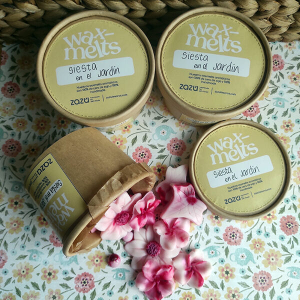 tarrina wax melts jazmín y sándalo