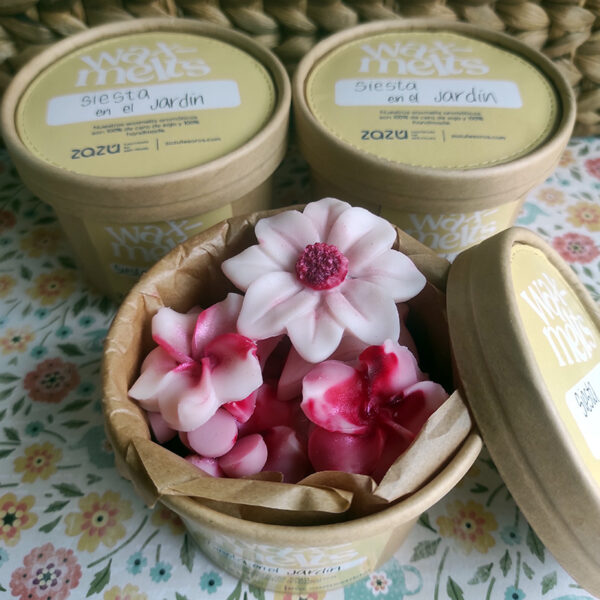 tarrina wax melts jazmín y sándalo