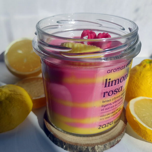Vela Limonada Rosa - Imagen 5