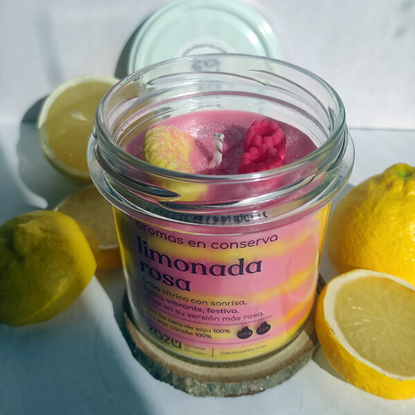 Vela Limonada Rosa - Imagen 4