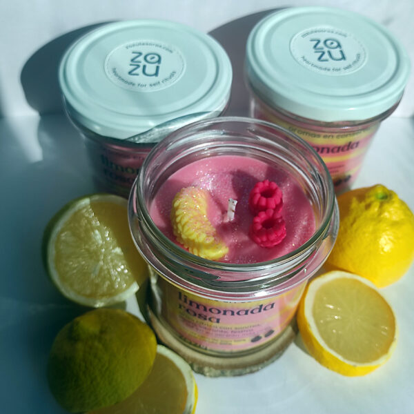 Vela Limonada Rosa - Imagen 3