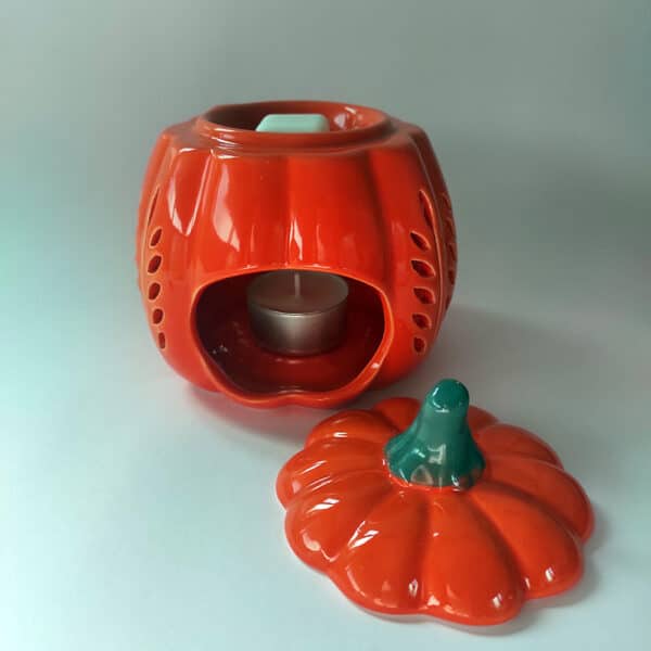 quemador calabaza naranja troquelada