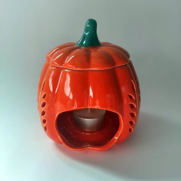 quemador calabraza naranja troquelada