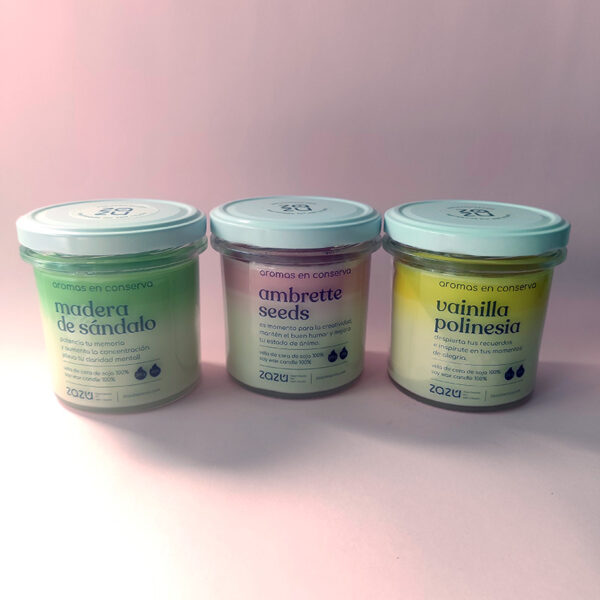 Pack Velas Aromáticas "Calidez Natural" - Imagen 2