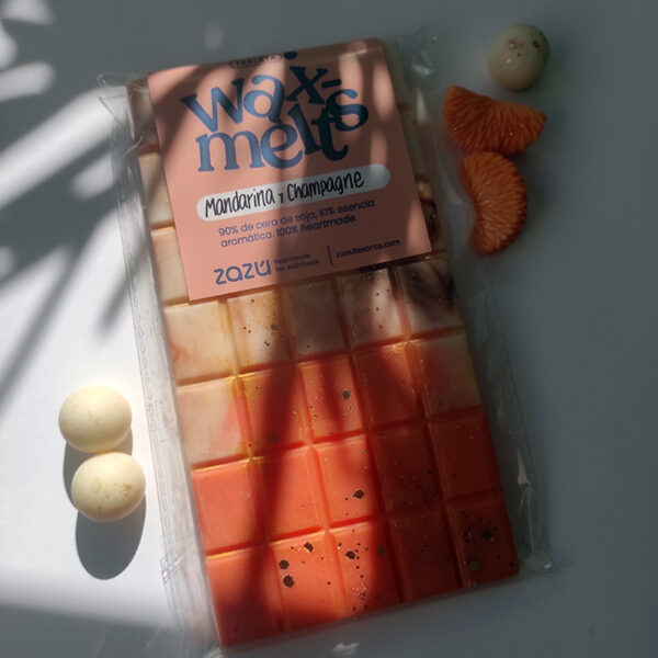 Tableta L wax melts Mandarina y Champagne - Imagen 3