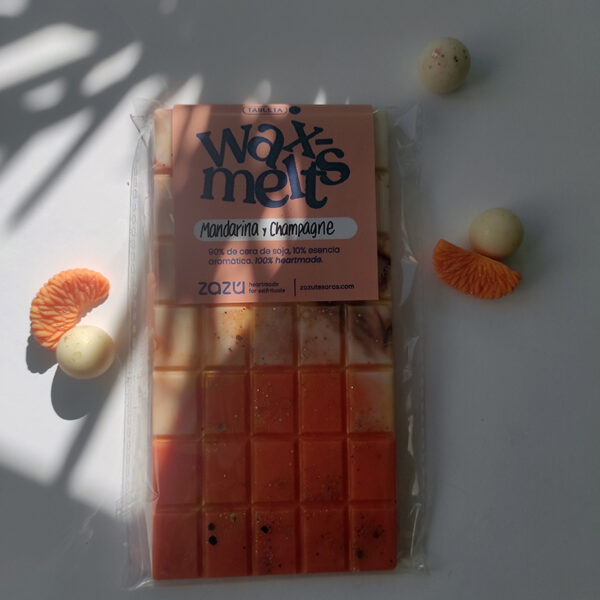 Tableta L wax melts Mandarina y Champagne - Imagen 2