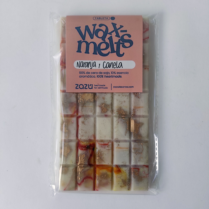 Tableta L wax melts Naranja y Canela