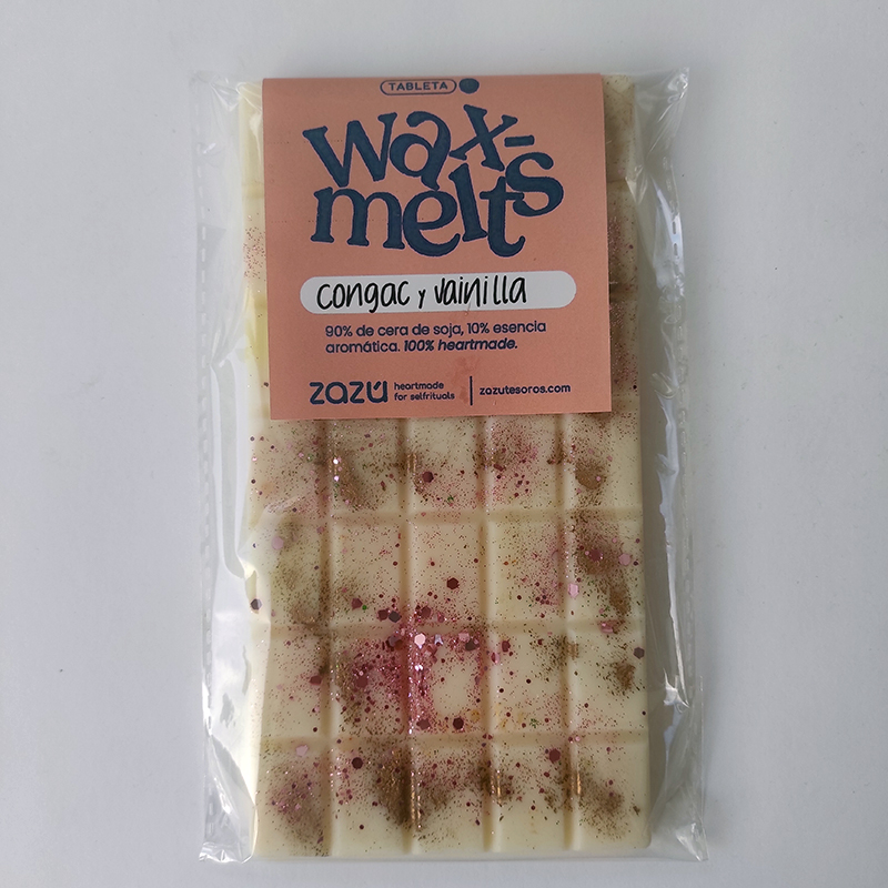 Tableta L wax melt Cognac y Vainilla