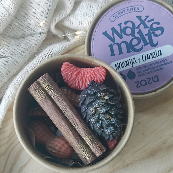 Tarrina wax melts Naranja y Canela - Imagen 4