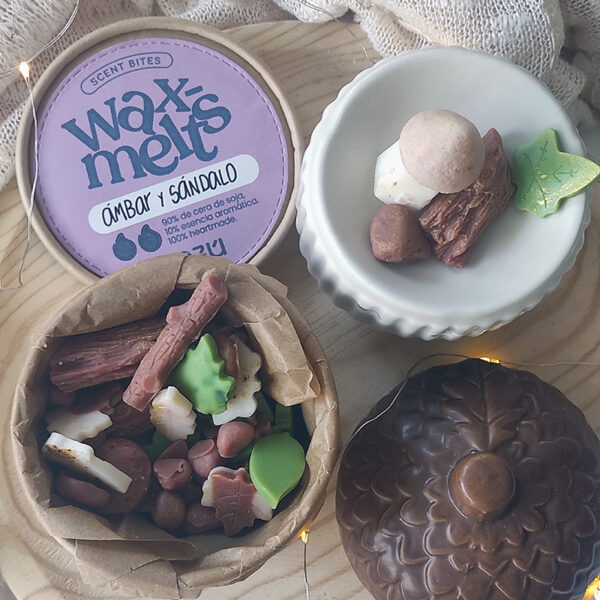 Tarrina wax melts Ámbar & Sándalo - Imagen 3