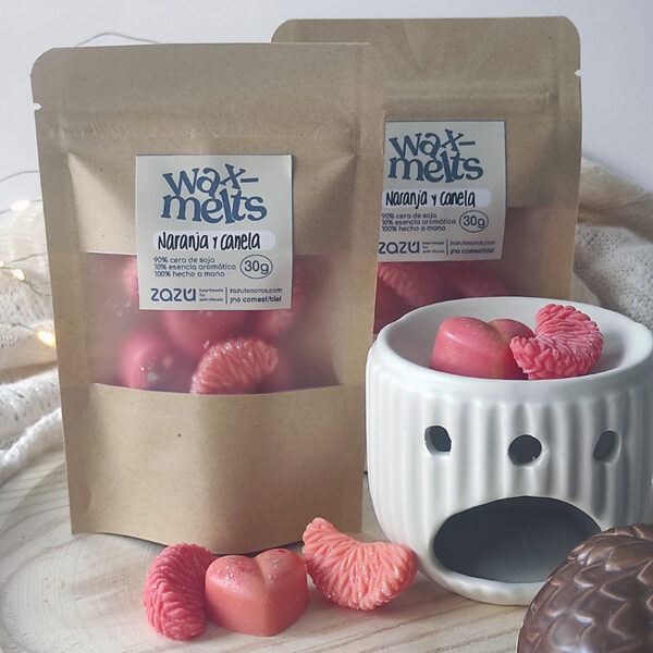 Sobre wax melts Naranja y Canela - Imagen 3