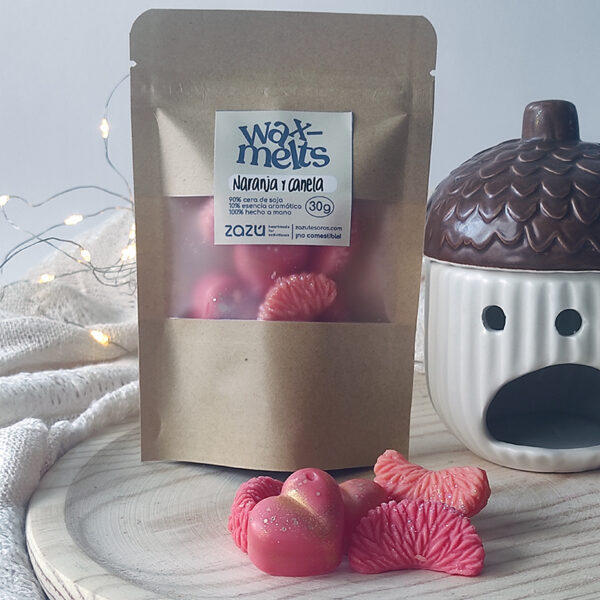 Sobre wax melts Naranja y Canela - Imagen 2