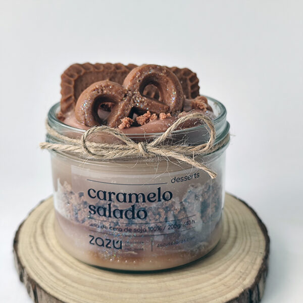 vela aromatica caramelo salado
