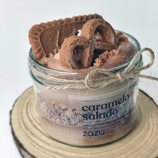Vela postre Caramelo Salado - Imagen 2