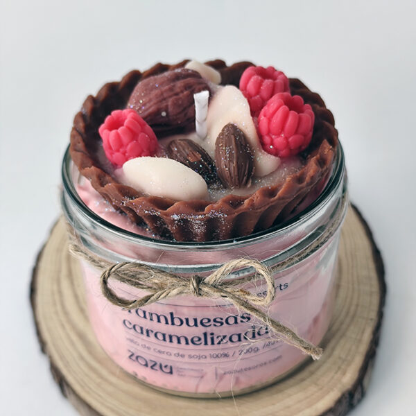 Vela postre Frambuesas Caramelizadas - Imagen 2