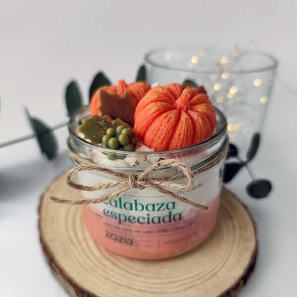 Vela desset calabaza especiada