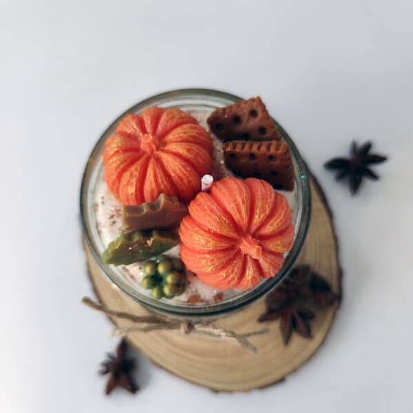 Vela desset calabaza especiada