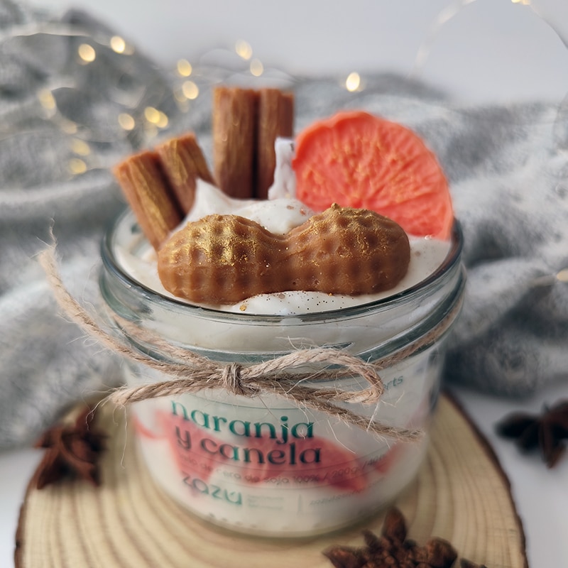 Vela postre Naranja y Canela