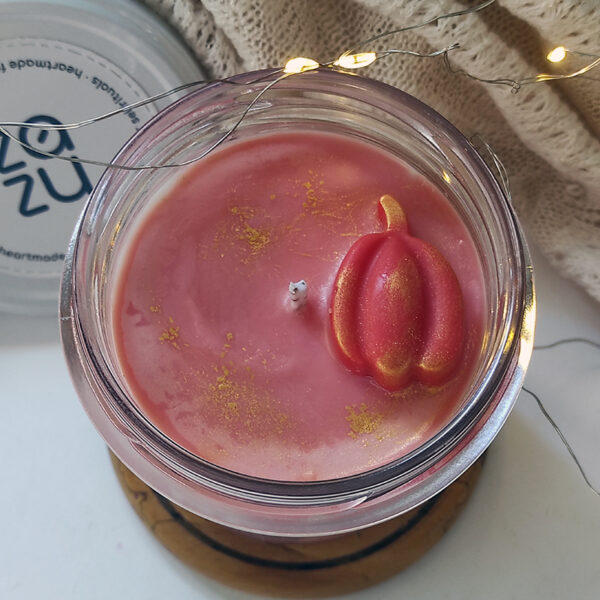 Vela aromática de Calabaza Especiada "Refugio en Vermont" - Imagen 2