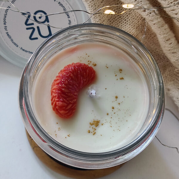 Vela aromática Mandarina y Champagne "De Vuelta a Lisboa" - Imagen 4