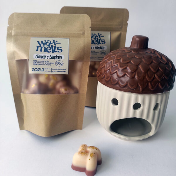 Sobre wax melts Ámbar y Sándalo - Imagen 2