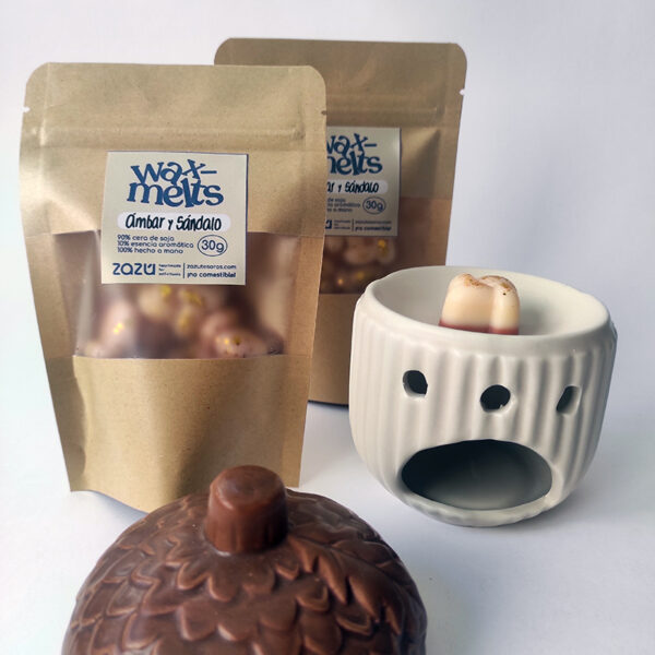 Sobre wax melts Ámbar y Sándalo - Imagen 3