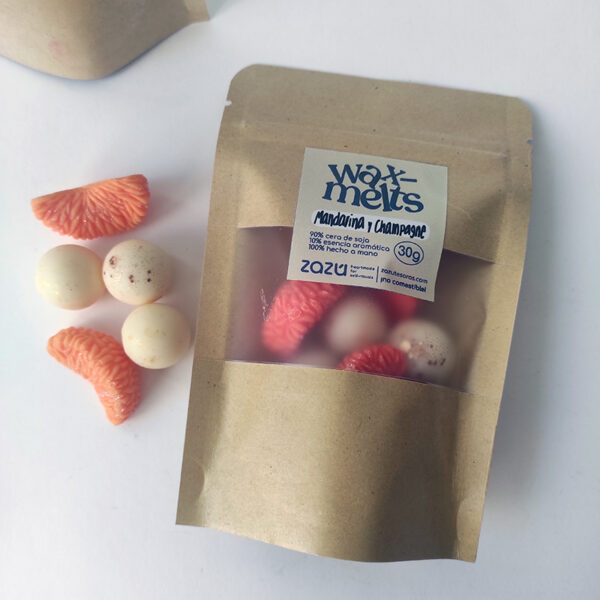 Sobre wax melts Mandarina y Champagne - Imagen 2