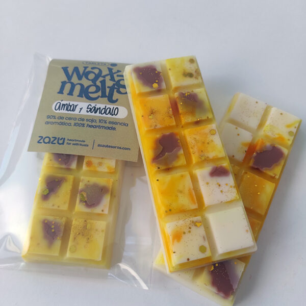 Tableta S wax melts Ámbar y Sándalo - Imagen 3
