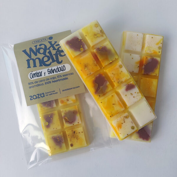 Tableta S wax melts Ámbar y Sándalo - Imagen 2