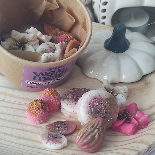 Tarrina wax melts Cognac y Vainilla - Imagen 3