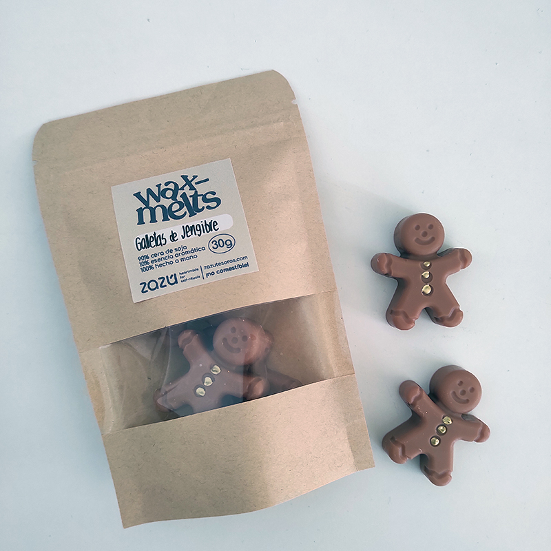 sobre wax melts galleta jengibre