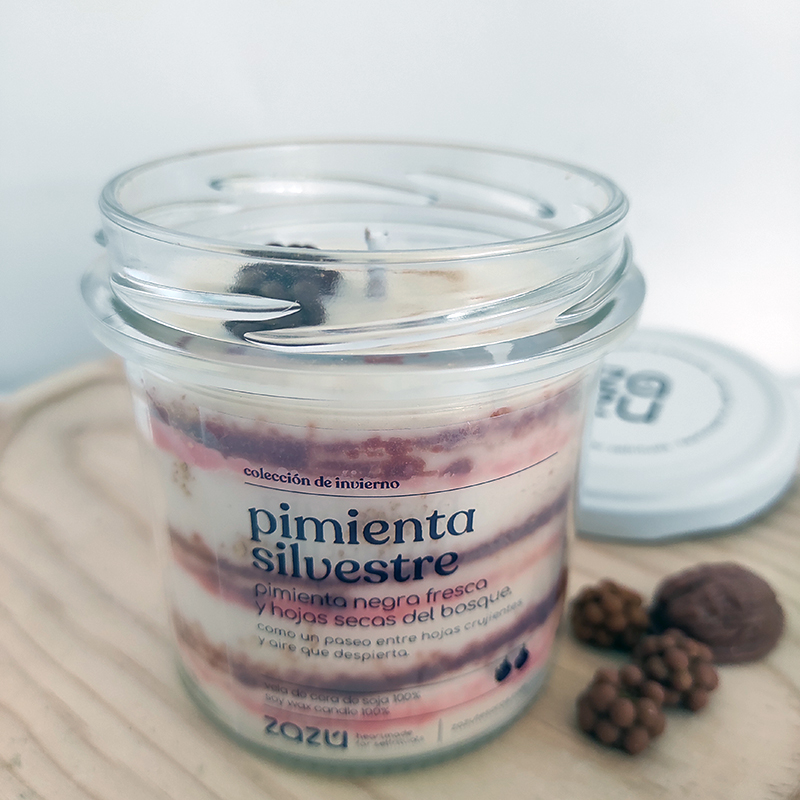 vela aromática pimienta silvestre