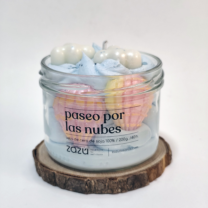 Vela decorativa Paseo por las Nubes
