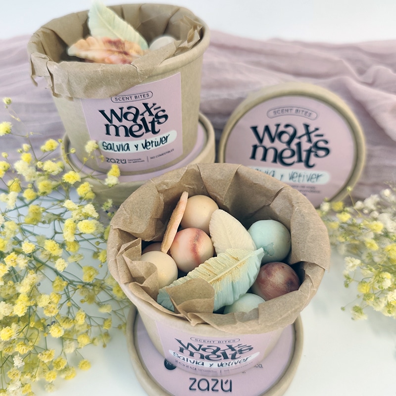 Tarrina wax melts Salvia y Vetiver