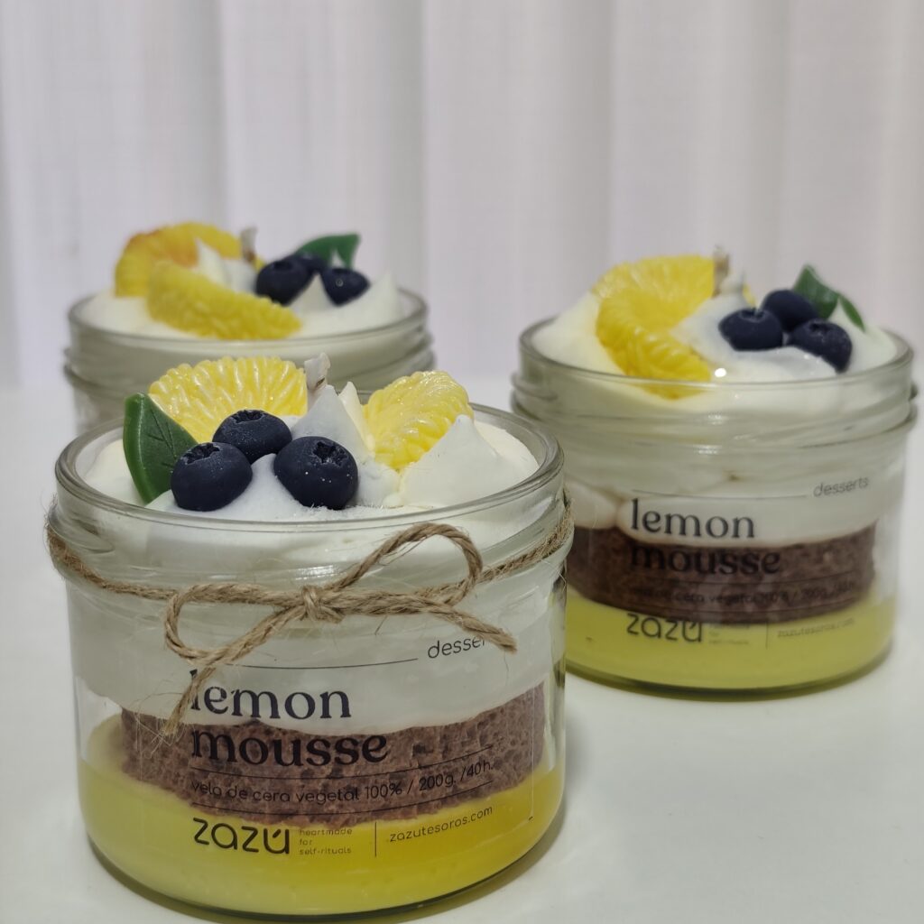 Vela de postre Lemon Mousse