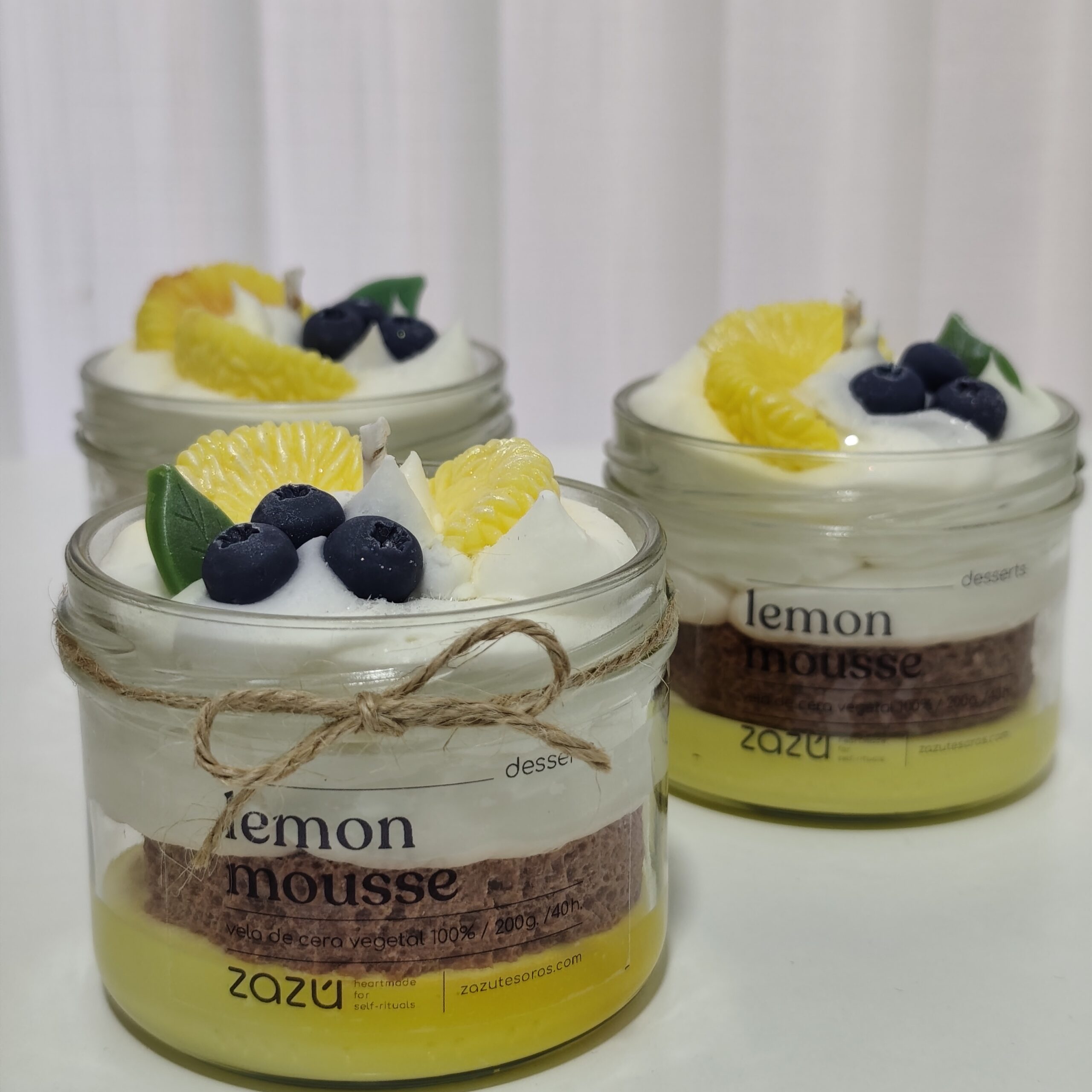 Vela de postre Lemon Mousse